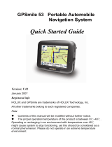 Holux GPSmile53B User manual