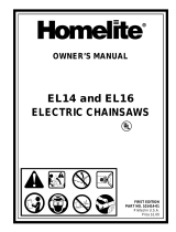 Homelite EL14 User manual