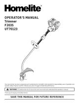 Homelite UT70123 User manual