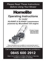 Homelite HL454HP User manual