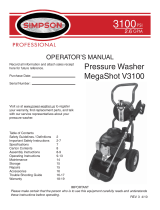 Simpson MEGASHOT V3100 User manual