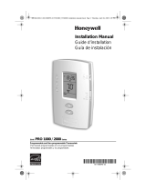Honeywell Pro TH2210D User manual