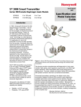 Honeywell STR93D User manual
