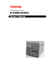 Toshiba B-SX600 SERIES User manual