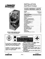 Lennox International Inc. G32Q3-100 User manual