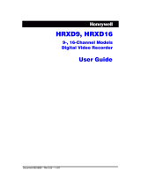 Honeywell HRXD16 User manual