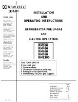 Dometic RM660 User manual