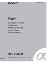 Sony HVL-F36AM User manual