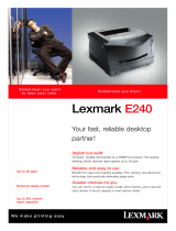 Lexmark 240 User manual