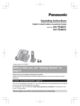 Panasonic KX-TG6672B User manual