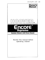 Hoover 53395 User manual