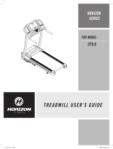 Horizon Fitness CT5.0 User manual