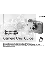 Canon S20 User manual