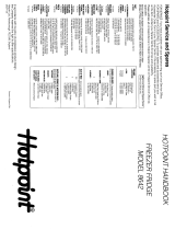Hotpoint 8642 User manual