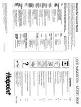 Hotpoint 9506 User manual