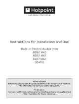 Hotpoint BD52 Mk2 User manual