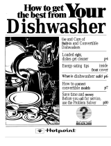 Hotpoint Dishwasher User manual