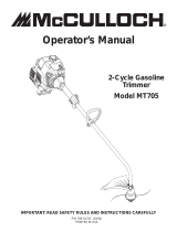 McCulloch MT705 User manual