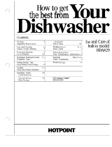 Hotpoint HDA829 User manual