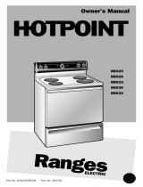 Hotpoint RB632 User manual