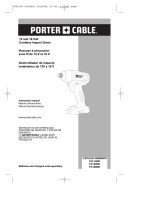 Porter-Cable 90550107 User manual