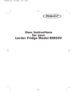 Hotpoint RSR50V User manual