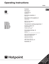 Hotpoint Sx User manual
