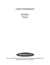 Hotpoint TFA53 User manual