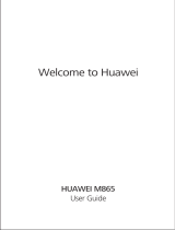 Huawei M865 User manual