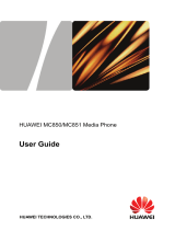 Huawei MC850 User manual