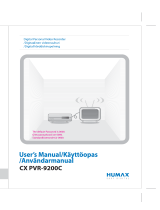 Humax CX PVR-9200C User manual