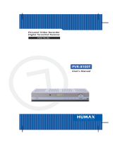 Humax PVR-8100T User manual