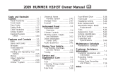 Hummer 2009 H3T Owner's manual