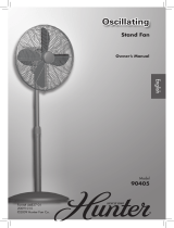 Hunter Fan 90405 User manual