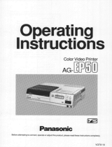 Panasonic AGEP50 User manual