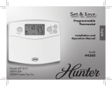 Hunter Set & Save 44360 User manual