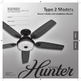 Hunter Fan 45057-01 User manual