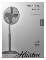 Hunter Fan 90245 User manual