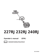 Husqvarna 232RJ User manual