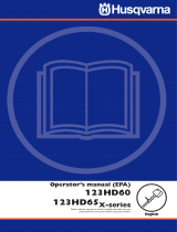 Husqvarna 123HD60 User manual
