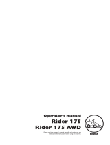 Husqvarna 175 AWD User manual