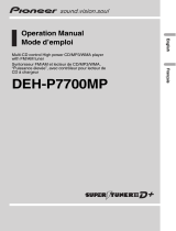 Pioneer DEH-P7700MP User manual