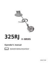 Husqvarna 325RJX-SERIES User manual
