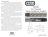 Rolls RA62b User manual
