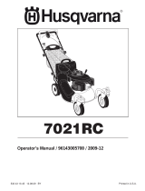 Husqvarna 7021RC User manual