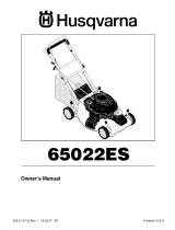Husqvarna 65022ES User manual