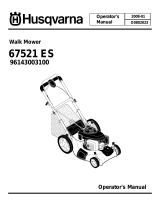 Husqvarna 67521 ES User manual