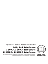 Husqvarna 550XPG TrioBrake User manual