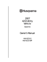 Husqvarna HUV 4213-GXP User manual
