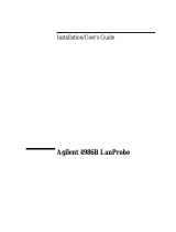 Agilent Technologies 4986B LanProbe User manual